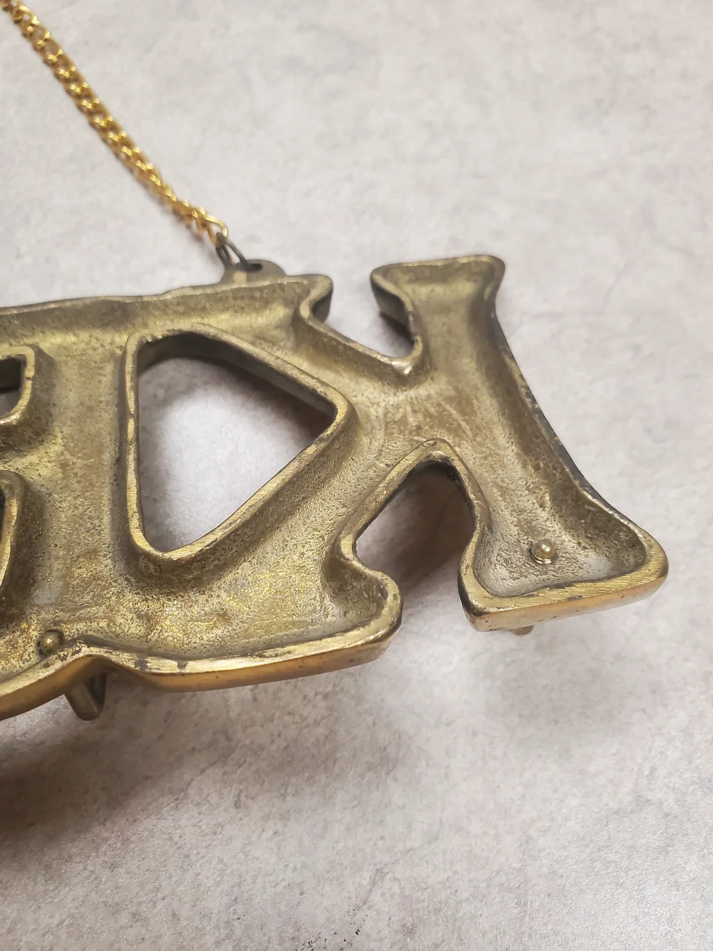 Vintage Mid-Century Solid Brass 